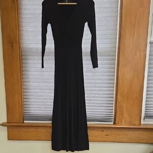 Banana Republic Black Long Sleeve Dress